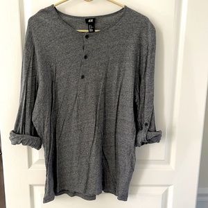 Men’s long sleeve Henley H&M
